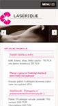 Mobile Screenshot of laserique.pl